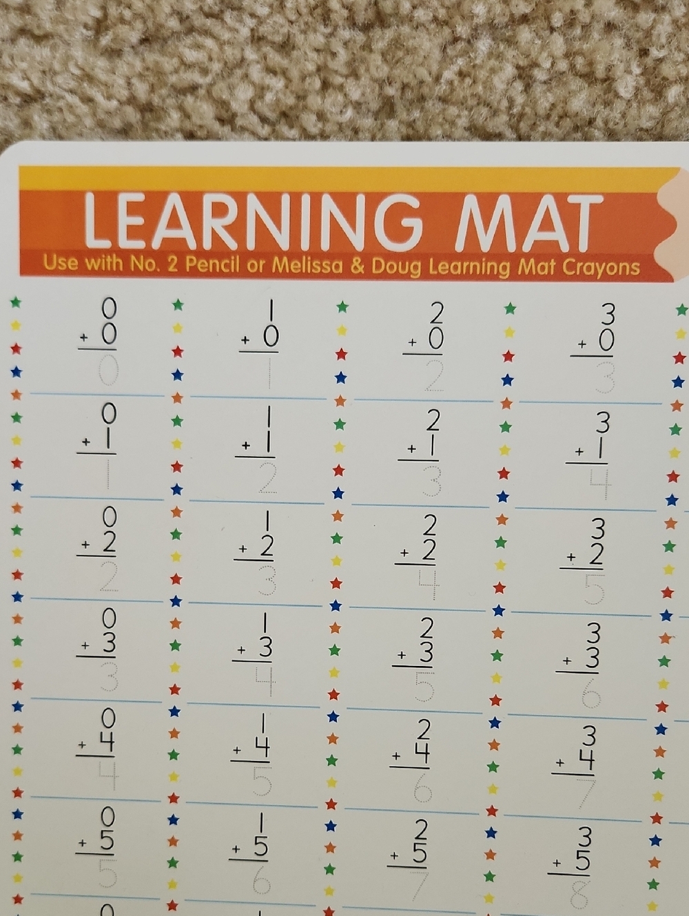 Set Of 4 Melissa And Doug Learning Mats - Picture 10 of 11